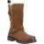 Hush Puppies Winnie Leren Dameslaarzen Tan