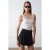 Slim Fit Mouwloze Jersey Cami Blouse