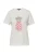 COMMA Shirt  olijfgroen / lichtroze / wit