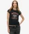 Motörhead x Superdry T-shirt met Kapmouwen Zwart