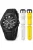 Invicta Speedway 51133 Herenhorloge – Quartz Uurwerk – Roestvrij Staal met Zwarte Wijzerplaat – 45 mm – Met Extra Bandjes