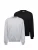 ABOUT YOU Sweatshirt ‘Davin’  grijs gemêleerd / zwart