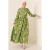 Maxi-jurk met patroon en knoopsluiting