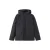 Mango Kids winterparka met imitatiebontkraag – zwart