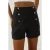 Hoge Taille Knopshorts