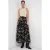 Hoge Taille Paisley Maxi Rok
