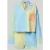Polo Ralph Lauren comfort fit pyjama van puur katoen model ‘SCALLOP SEERSUCKER’