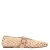 Manfield – Dames – Beige gevlochten ballerina’s –