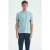 Heren Katoen Elastan Ronde Hals T-Shirt