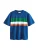 Next Shirt  navy / grasgroen / donkeroranje / wit