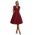 Damesjurk Goddiva Cap A-line Wine