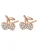 Hey Happiness Oorbellen ‘Cherry Pop’  rose-goud