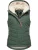 Ragwear Bodywarmer ‘Hesty’  lichtbeige / bruin / donkergroen