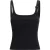 Courrèges Zwarte Katoenen Tanktops