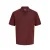 JACK & JONES ESSENTIALS slim fit piqué polo – roodbruin