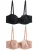 Next BH  nude / zwart