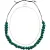 White Stuff Stacked Beaded Necklace Green Multi