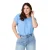 Zizzi T-shirt lichtblauw
