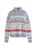 Chinti & Parker Trui ‘Snoopy Ski’  lichtblauw / grey denim / rood / wolwit