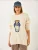 Bianco Lucci Oversized trui  beige / blauw denim / lichtbruin