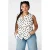 MS Mode blousetop Plus Size met stippen – ecru