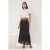 TRENDYOLMİLLA Dames Zwart Effen Maxi Asymmetrisch A-lijn Rokken