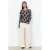 Soyaconcept top met print – donkerblauw