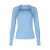 Dames t-shirt met lange mouwen en verstelbare halslijn Lisca Kenza