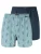 SCHIESSER Boxershorts ‘ Basic ‘  navy / turquoise