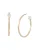 AllSaints Oorbellen ‘Hazel Pearl’  goud / parelwit