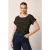 Aria Menchini Stripe top in zwart