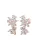 Hey Happiness Oorbellen ‘Marquise Flower’  rose-goud
