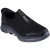 Skechers GO WALK 7 Easy On Evolution Textiel Heren Zwart/Grijs Sneakers