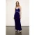Motivi Smooth Velvet And Lace Lingerie Dress Blue