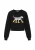 MYMO Sweatshirt  geel / zwart / wit