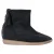 Isabel Marant Basley Wedge Enkelboots met Kwastjes in Zwart Suède