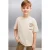 T-shirt met ronde hals en tekstprint