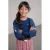 Like Flo blousetop donkerblauw