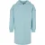 Urban Classics Meisjes French Terry Oversized Hoodie Jurk (Oceaan Blauw)