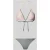 banana moon Bikini met gewatteerde cups en zijvetering