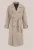 WE Fashion – Heren trenchcoat – Regular fit – Beige – Katoen –