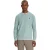 No Excess Pullover crewneck shoulder detail dusty blue