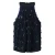 POM Amsterdam top met pailletten – donkerblauw