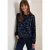 Cecil Dames Blouse met trekkoord in Blauw