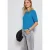 Street One Dames Shirt met boothals in Blauw
