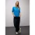 Street One Dames Shirt met boothals in Blauw