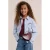 WE Fashion gestreepte blouse met borduursels – lichtblauw