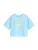 Next Shirt  lichtblauw / lichtgroen / oranje