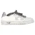 Off-White 2.0 Glitterschoenen met Kant Low Top in Witte Leer