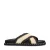 Sacha slippers ecru/zwart